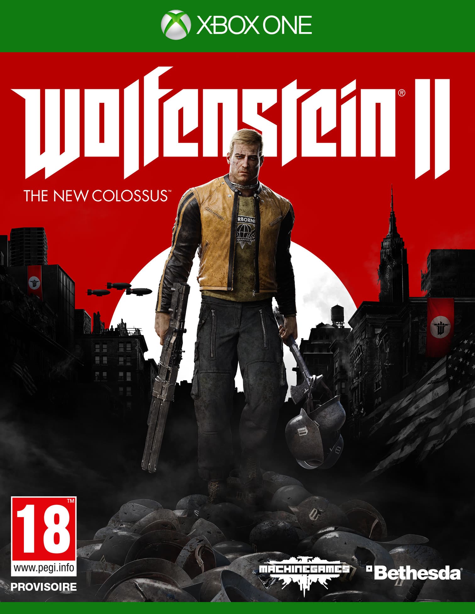 Jaquette Wolfenstein II : The New Colossus