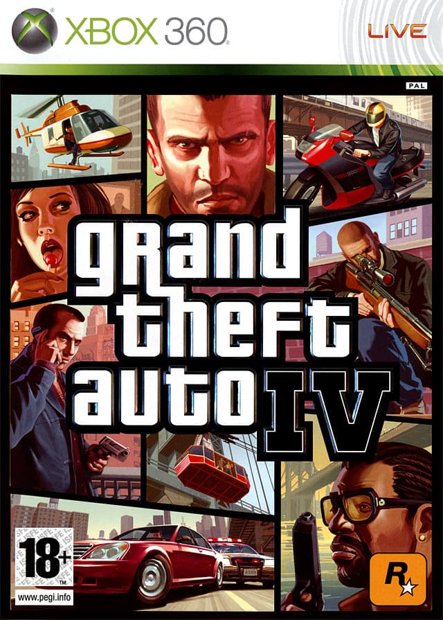 Jaquette Grand Theft Auto IV