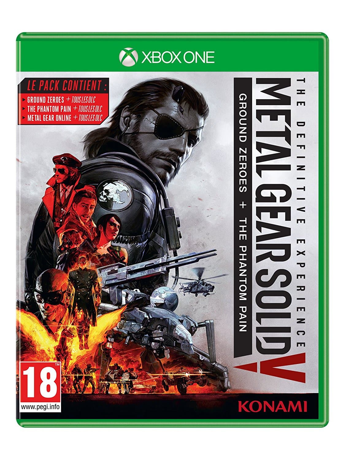 Jaquette Metal Gear Solid V : The Definitive Experience