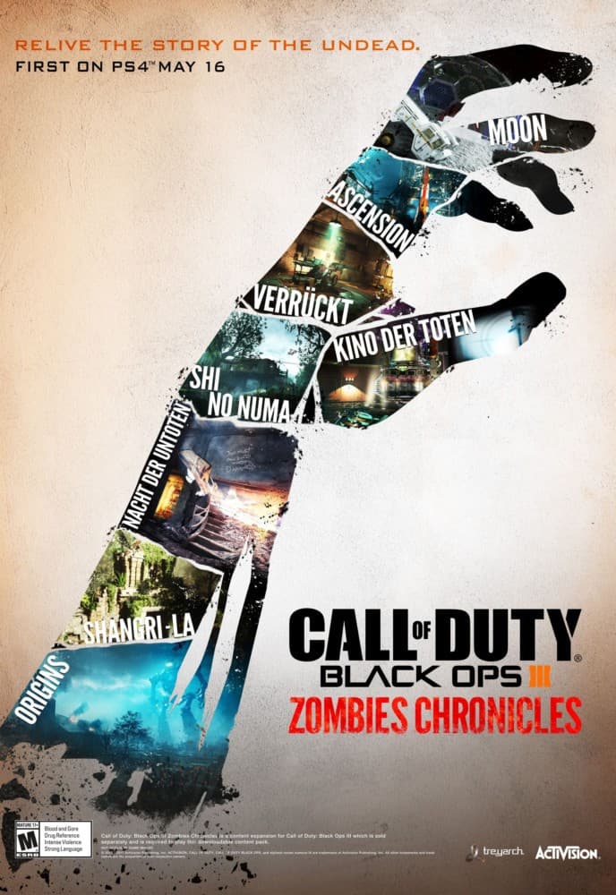 Jaquette Call of Duty : Black Ops III Zombies Chronicles