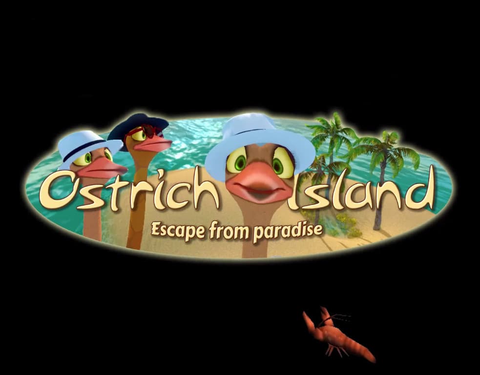 Jaquette Ostrich Island : Escape from Paradise