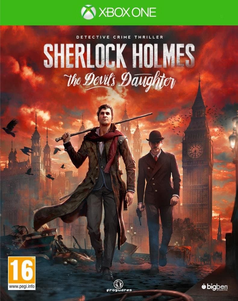 Jaquette Sherlock Holmes : The Devil's Daughter