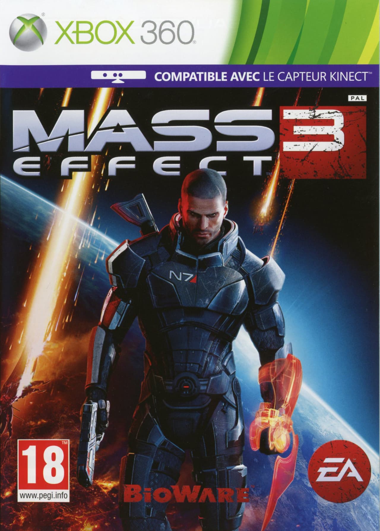 Jaquette Mass Effect 3