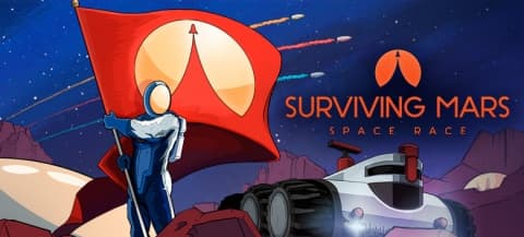 Jaquette Surviving Mars : Space Race