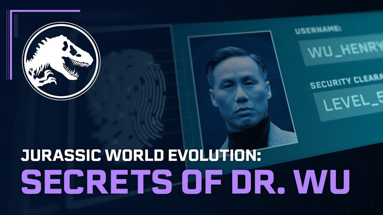 Jaquette Jurassic World Evolution : Secrets du Dr Wu
