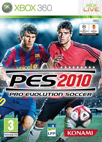 Jaquette Pro Evolution Soccer 2010