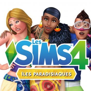 Jaquette Les Sims 4 : Iles paradisiaques