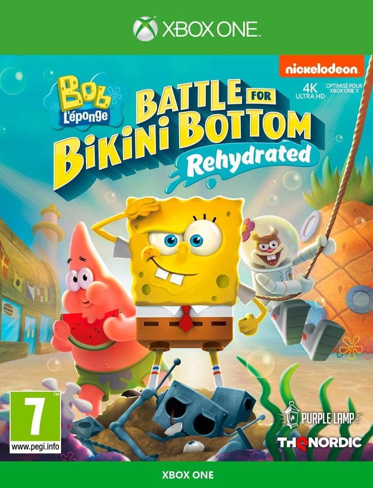 Jaquette Bob l'Eponge : Bataille pour Bikini Bottom : Rhydrat