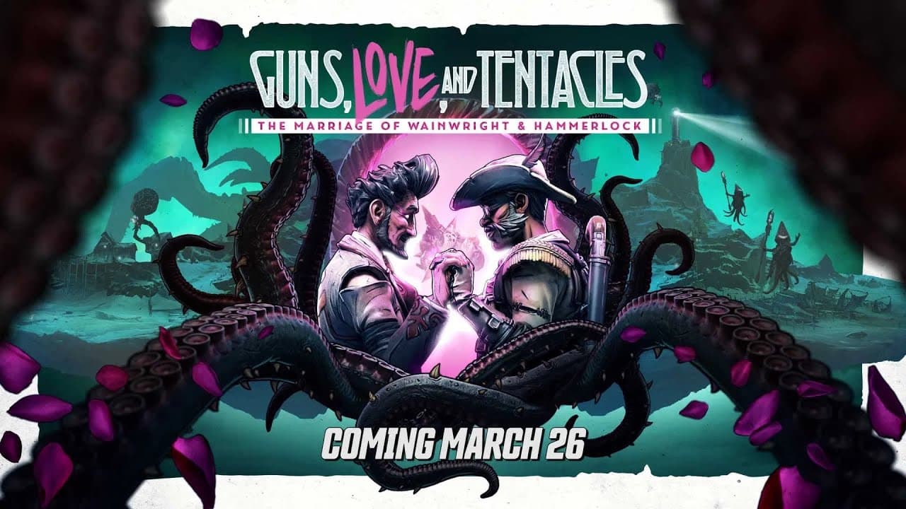 Jaquette Borderlands 3 : Flingues, Amour et Tentacules : Le Mariage de Wainwright & Hammerlock