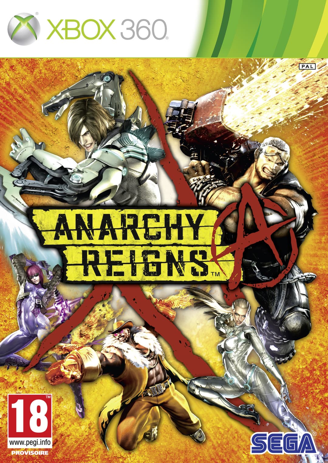 Jaquette Anarchy Reigns