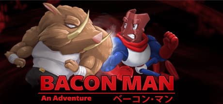 Jaquette Bacon Man : An Adventure