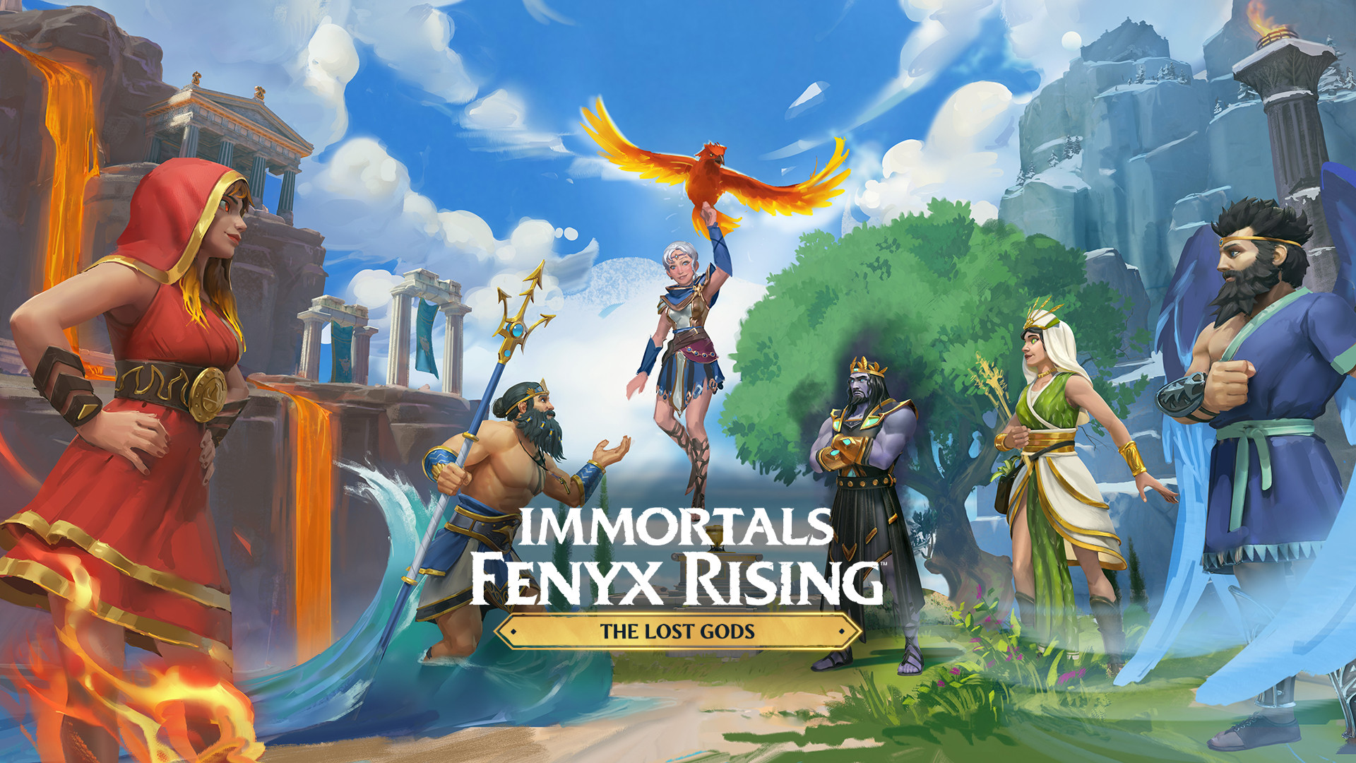 Jaquette Immortals Fenyx Rising : Les Dieux Perdus