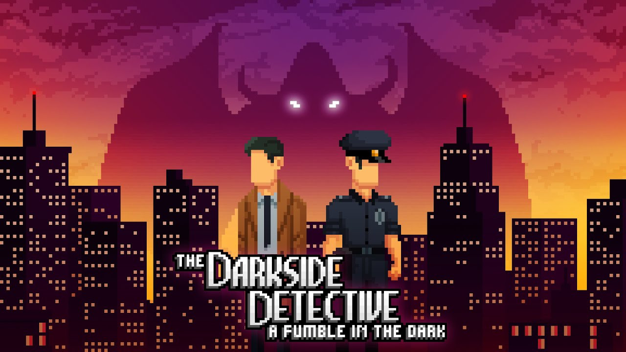 Jaquette The Darkside Detective : A Fumble in the Dark