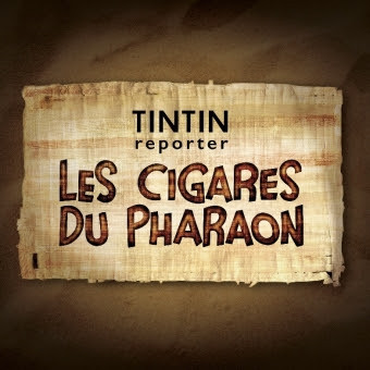 Jaquette Tintin Reporter : Les Cigares du Pharaon