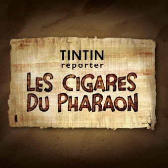 Jaquette Tintin Reporter : Les Cigares du Pharaon