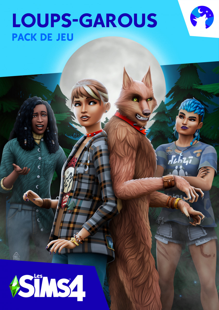 Jaquette Les Sims 4 : Loups-Garous