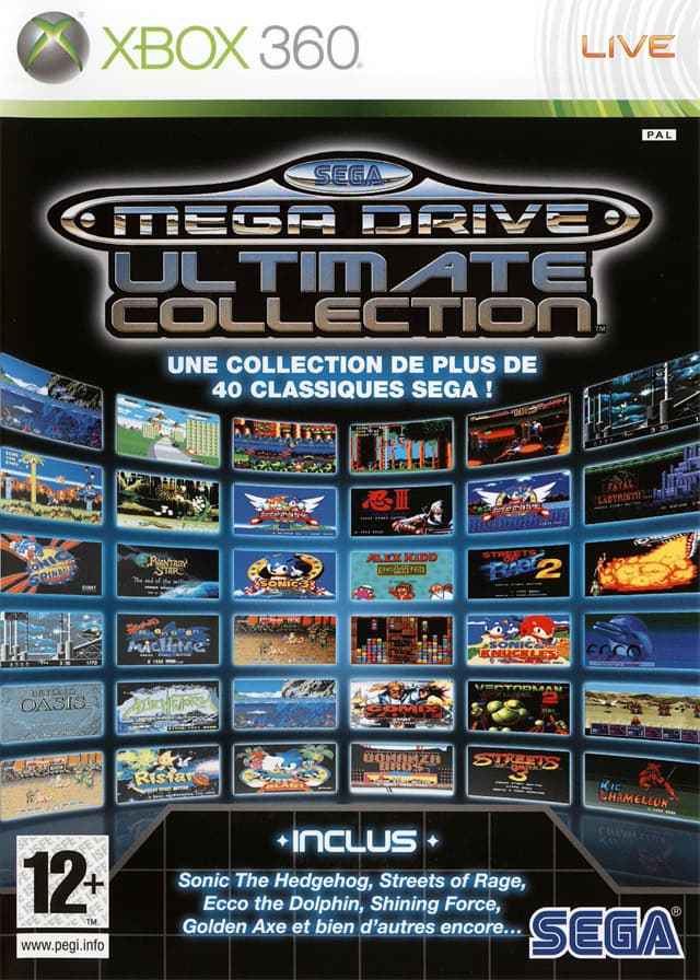 Jaquette Sega Mega Drive Ultimate collection