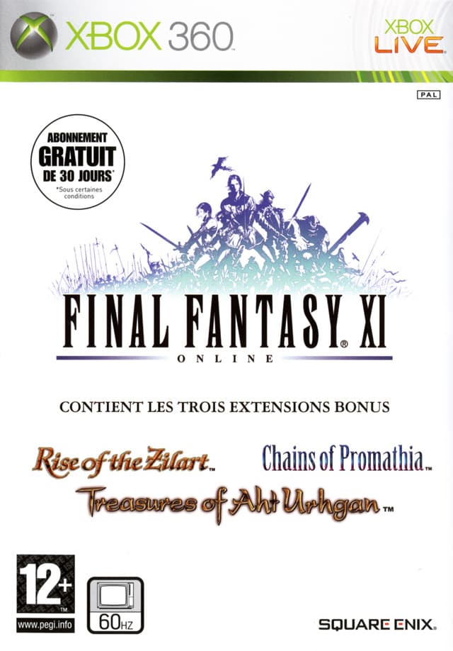 Jaquette Final Fantasy XI Online