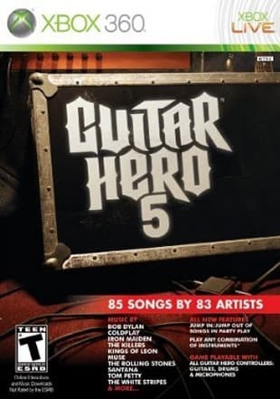 Jaquette Guitar Hero 5