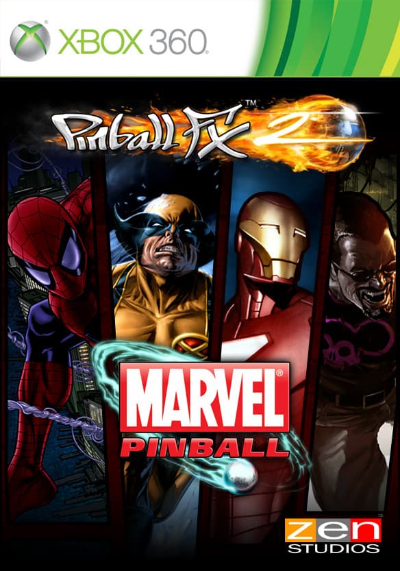 Jaquette Marvel Pinball