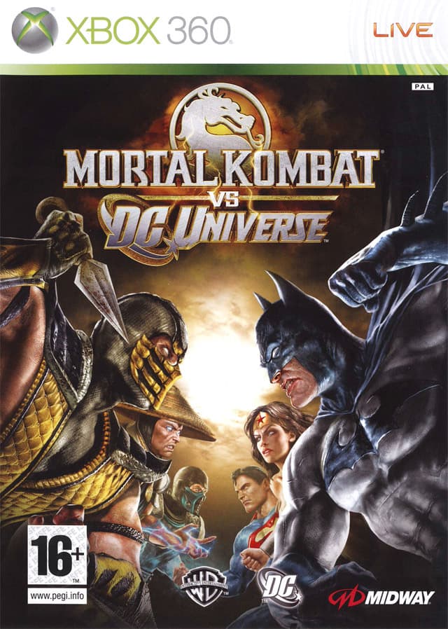 Jaquette Mortal Kombat vs DC Universe
