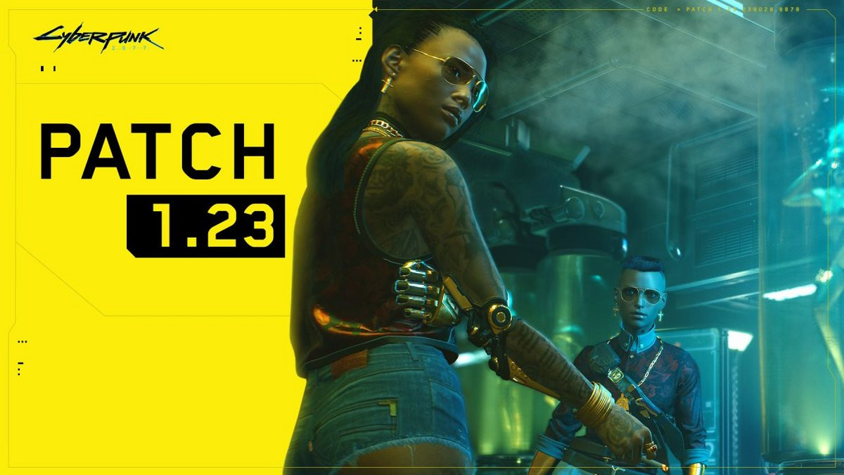 Cyberpunk 2077 une nouvelle mise à jour disponible