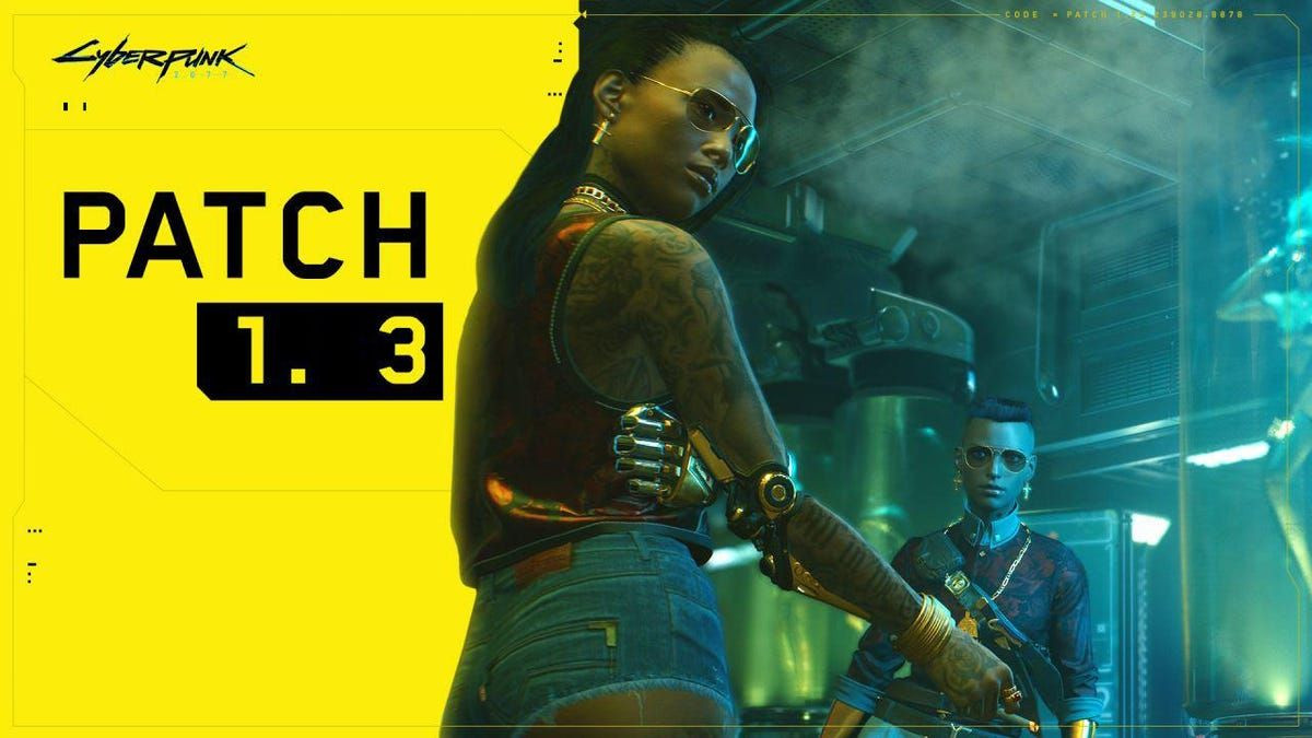 Cyberpunk 2077 plus d'infos sur la mise à jour 1.3