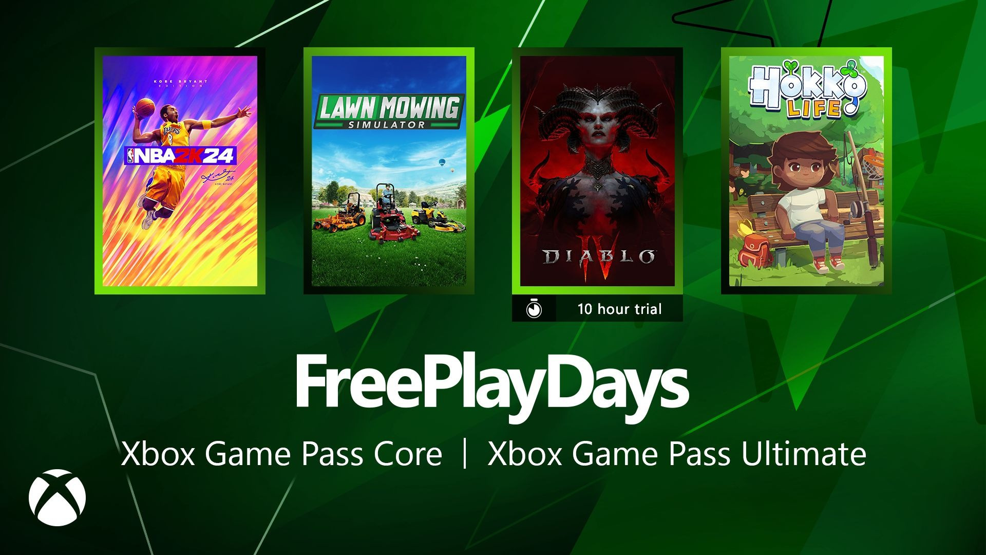 Xbox Game pass: 4 jeux gratuits uniquement ce week end !