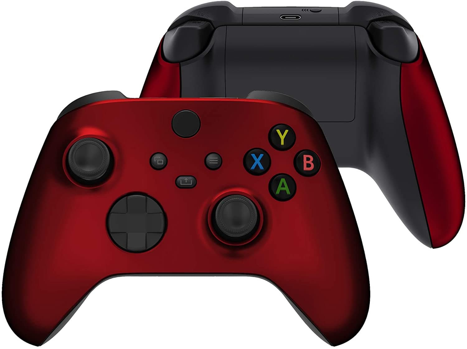 coque manette xbox series rouge