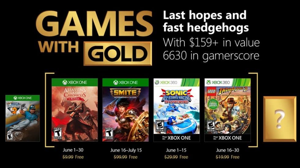 Games With Gold: les jeux de juin 2018 dévoilés