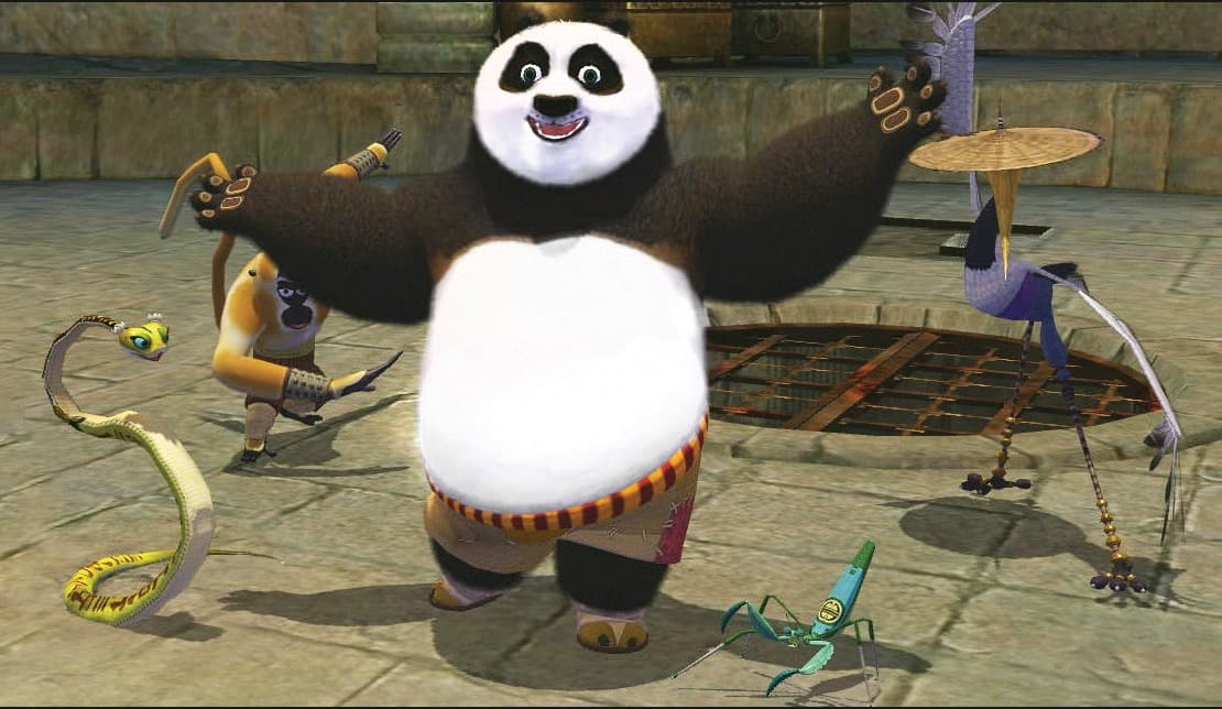 Xbox 360 Kinect Kung fu panda 2