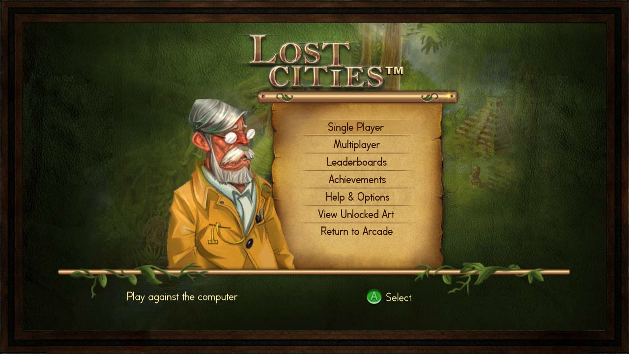 The lost city игра. Меню из игры Lost.